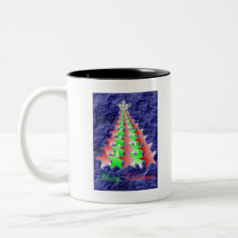 CANECA DE CAFÉ EM DOIS TONS MERRY CHRISTMAS 12