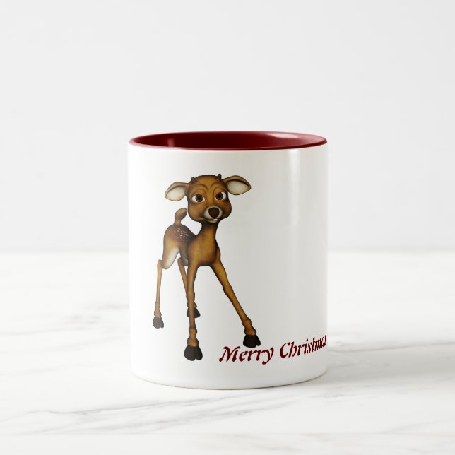 CANECA DE CAFÉ EM DOIS TONS MERRY CHRISTMAS 2 MUG (Centro)