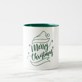 Caneca De Café Em Dois Tons Merry Christmas Mug