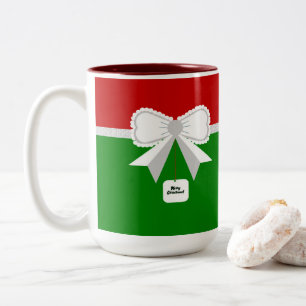Caneca De Café Em Dois Tons Merry Christmas Mug