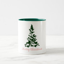 Caneca De Café Em Dois Tons Merry christmas mug
