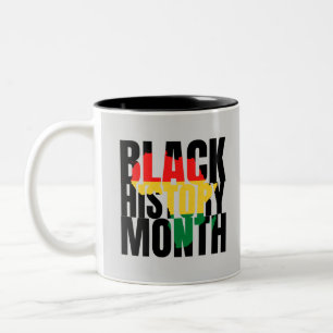Caneca De Café Em Dois Tons Mês da História Negra