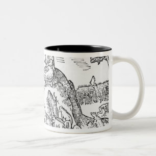 Caneca De Café Em Dois Tons Mês de julho, 'do Shepheardes Calendar
