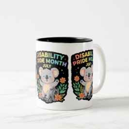 Caneca De Café Em Dois Tons Mês do Orgulho Julho