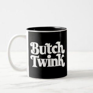 Caneca De Café Em Dois Tons Mês do Orgulho LGBTQ Butch Twink