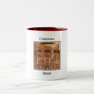 Caneca De Café Em Dois Tons Mesquita-catedral, Córdova, Espanha