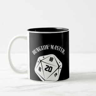 Caneca De Café Em Dois Tons Mestre do Dungeon