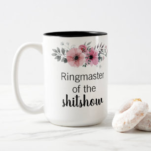 Caneca De Café Em Dois Tons Mestre do espetáculo