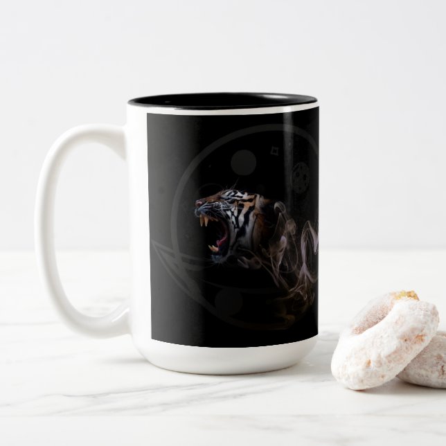 Caneca De Café Em Dois Tons Mesu Tora Mug (Com Donut)