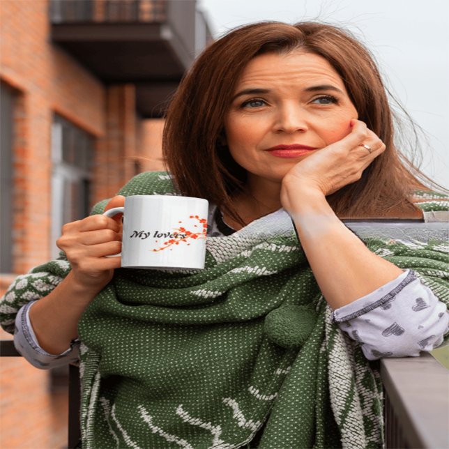 Caneca De Café Em Dois Tons Meu amante (Criador carregado)