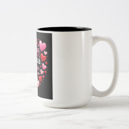 Caneca De Café Em Dois Tons Meu Coração É Seu Para Sempre Amor De Valentim