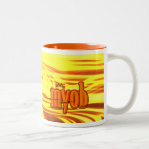 Caneca De Café Em Dois Tons Meu Deus!