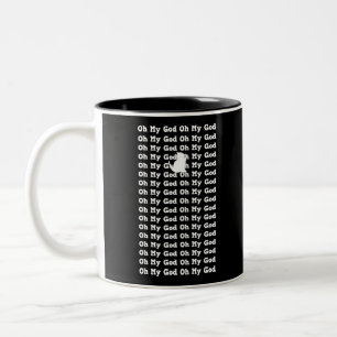 Caneca De Café Em Dois Tons Meu Deus