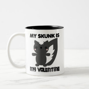 Caneca De Café Em Dois Tons Meu Gambá É Meu Namorado