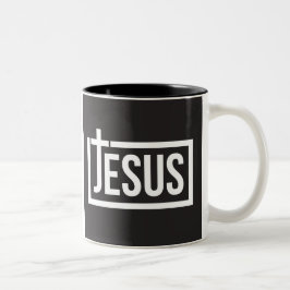 Caneca De Café Em Dois Tons Meu Jesus