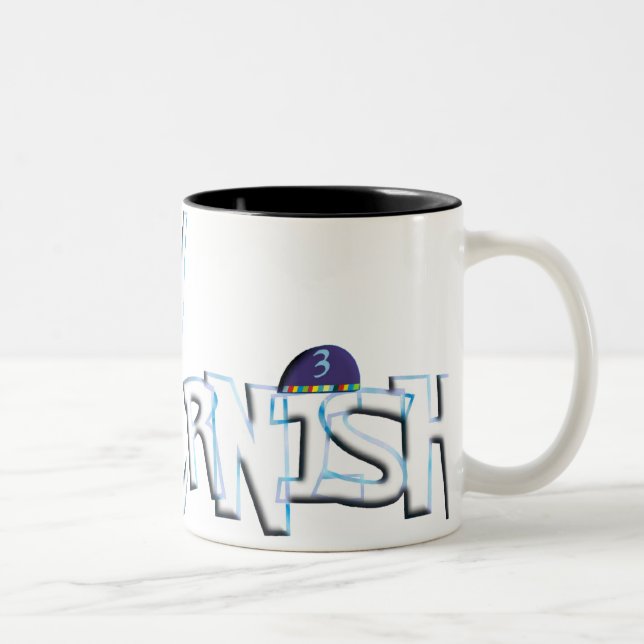 Caneca De Café Em Dois Tons Meu oshernish (Direita)