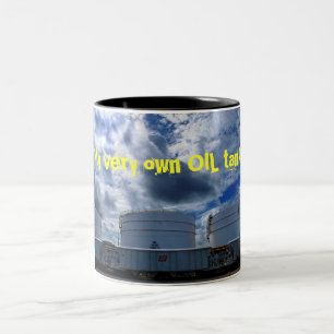 Caneca De Café Em Dois Tons Meu possua muito o tanque de ÓLEO