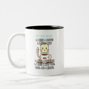 Caneca De Café Em Dois Tons Meus quatro humores