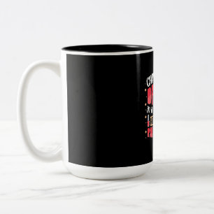 Caneca De Café Em Dois Tons Meus Sonhos Pintaram Unhas