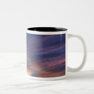 Caneca De Café Em Dois Tons México, San Miguel de Allende. Pôr do sol sobre