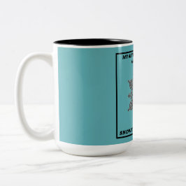 Caneca De Café Em Dois Tons Miastenia Gravis Sensibilização Café