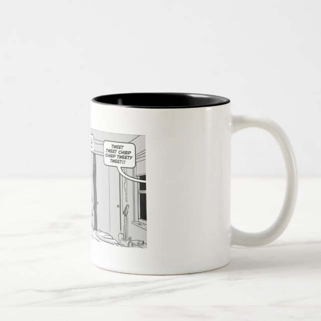 Caneca De Café Em Dois Tons michael2 (Direita)