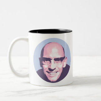 Caneca De Café Em Dois Tons Michel Foucault