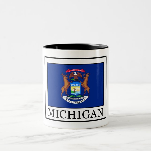 Caneca De Café Em Dois Tons Michigan (Centro)