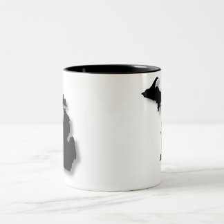 Caneca De Café Em Dois Tons Michigan