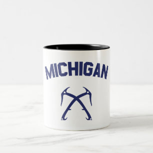Caneca De Café Em Dois Tons Michigan Ice Climbing