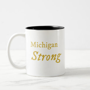 Caneca De Café Em Dois Tons Michigan Strong Coffee Mug