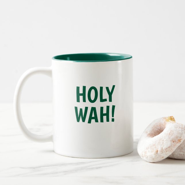 Caneca De Café Em Dois Tons Michigan Yooper Say Coffee Mug (Com Donut)