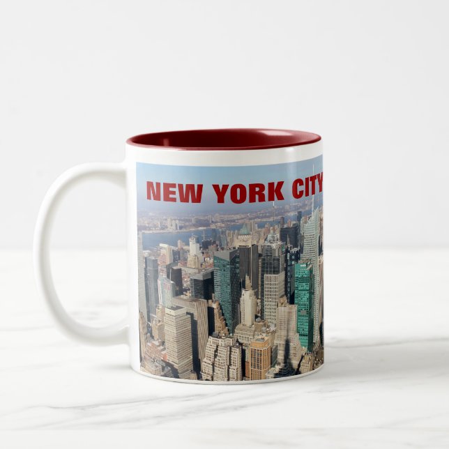 Caneca De Café Em Dois Tons Midtown, Nova Iorque, EUA. (Esquerda)