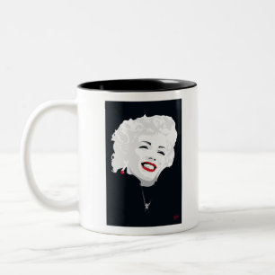 Caneca De Café Em Dois Tons MIK05BW Miki Marilyn.tif