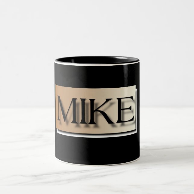 Caneca De Café Em Dois Tons Mike Mug (Centro)