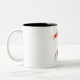 Caneca De Café Em Dois Tons Mikitiez blackfriday snowman hotchocolate red