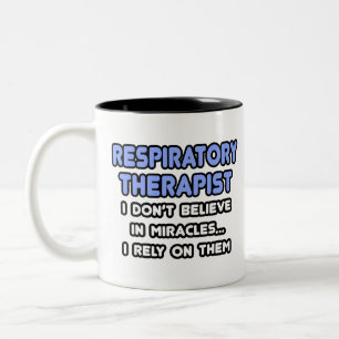 Caneca De Café Em Dois Tons Milagres e Terapêuticos Respiratórios