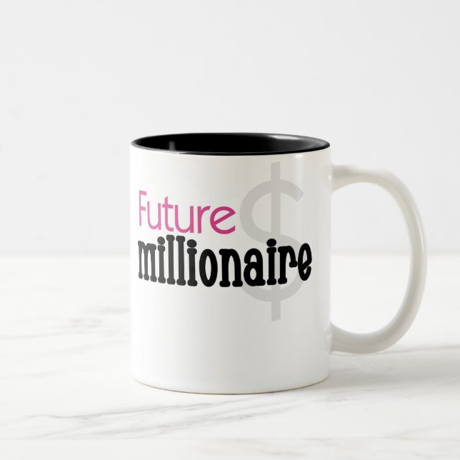 CANECA DE CAFÉ EM DOIS TONS MILIONÁRIO FUTURO COR-DE-ROSA (Direita)