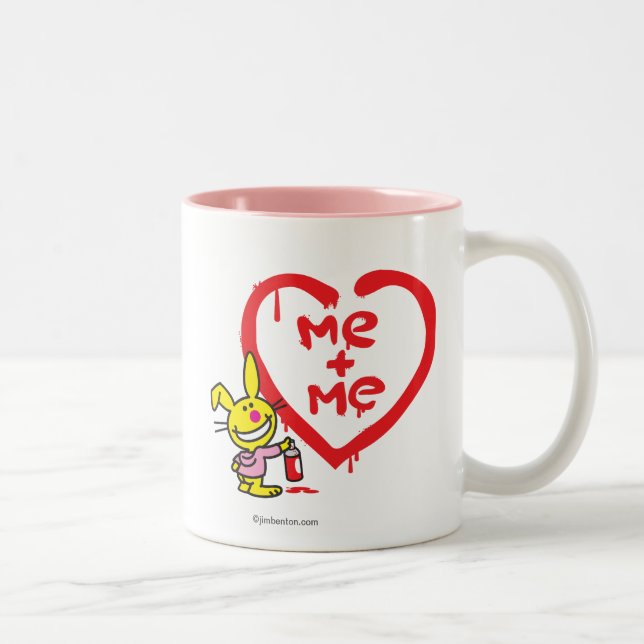 Caneca De Café Em Dois Tons Mim + Mim (Direita)