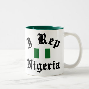 Caneca De Café Em Dois Tons Mim representante Nigéria