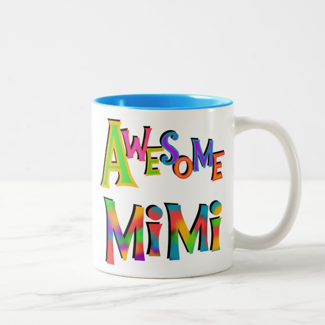 Caneca De Café Em Dois Tons Mimi T-shirts e presentes incríveis (Direita)