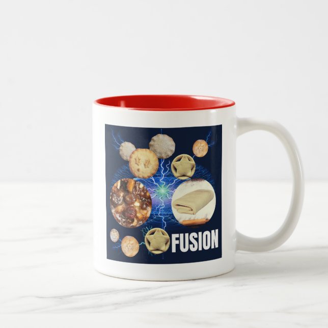 Caneca De Café Em Dois Tons Mince Pie Fusion (Direita)