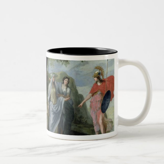 Caneca De Café Em Dois Tons Minerva com os musas (Direita)