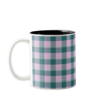 Ming and Melanie Plaid Pink Teal