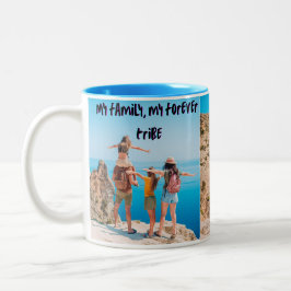 Caneca De Café Em Dois Tons Minha Família