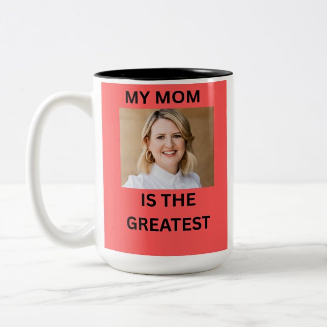 CANECA DE CAFÉ EM DOIS TONS MINHA MÃE É A MELHOR (Esquerda)