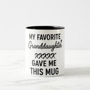 Caneca De Café Em Dois Tons Minha Neta Favorita Me Deu Este Copo