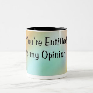 Caneca De Café Em Dois Tons Minha opinião