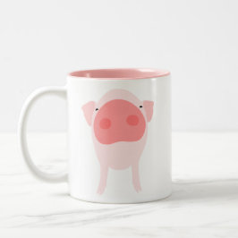 Caneca De Café Em Dois Tons Mini porco