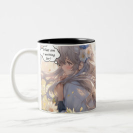 Caneca De Café Em Dois Tons Mini tira de manga